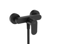 Hansgrohe Rebris S ééngreeps douchemengkraan opbouw met 2 flow rates, mat zwart - thumbnail