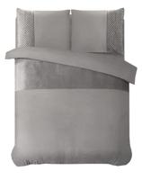 Sleeptime Velvet Crossline Zand/Grijs 240 x 200/220 cm - thumbnail