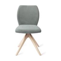Jesper Home Ikata eetkamerstoel Breezy Blue revolve oak bleach - thumbnail