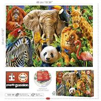 Dieren Puzzel Educa 500 Onderdelen - thumbnail