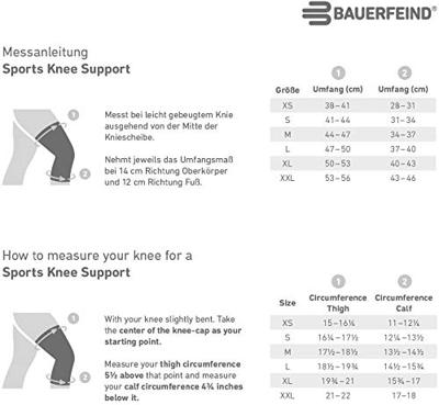 Bauerfeind GenuTrain A3 Artrose Kniebrace - 5 - Links - Grijs