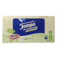Tempo Tissue box natural & soft 4-laags 90 Stuks - thumbnail
