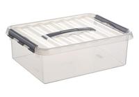 Sunware Q-line box 10 liter transp/metaal - thumbnail