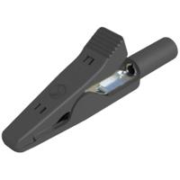 SKS Hirschmann MA 1 S sw Krokodillenklem Steekaansluiting 2 mm Ohne Messkategorie Zwart - thumbnail