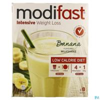 Modifast Intensive Banana Flavour. Milkshake 8x55g - thumbnail