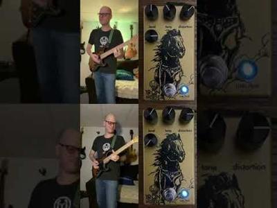 Walrus Audio Iron Horse V3 distortion effectpedaal met Silicon & LED clipping diodes