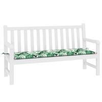 Tuinbank Kussen Floral Groen 150 x 50 x 4 cm Oxford stof - thumbnail