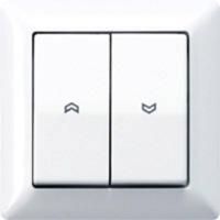 Jung AS590-5PWW Knop Inzetstuk 1-voudig Alpine-wit 1 stuk(s) - thumbnail