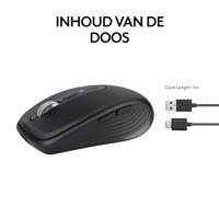 Logitech MX Anywhere 3S Muis Radiografisch Optisch Grafiet 6 Toetsen 8000 dpi - thumbnail