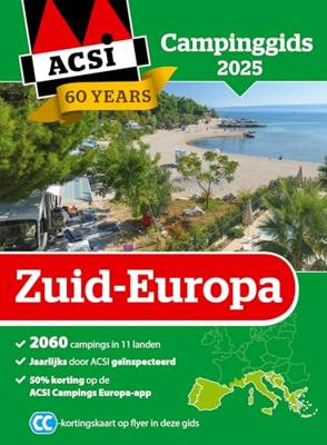 Acsi ACSI Campinggids Zuid-Europa 2025