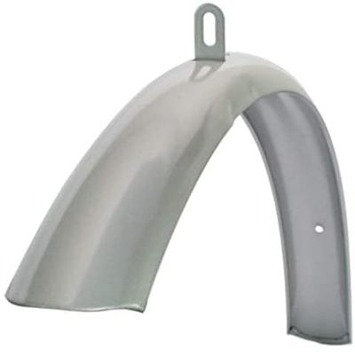 Voorspatbord 28" Transport Urban Zilver Breed