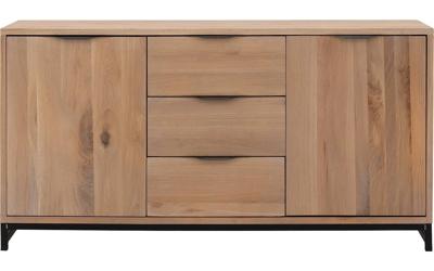 Goossens Dressoir Max, 2 deuren 3 laden