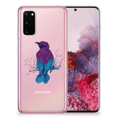 Samsung Galaxy S20 Telefoonhoesje met Naam Merel Samsung Galaxy S20 Telefoonhoesje met Naam Merel