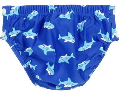 Playshoes zwemluier UV-werend blauw met haaien Playshoes zwemluier UV-werend blauw met haaien