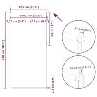 Rolgordijn verduisterend 105x230 cm stofbreedte 100,7 cm geel - thumbnail
