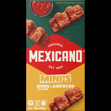 Mexicano Vleessnack Mini&apos;s Oven&Airfryer 10 Stuks bij Jumbo