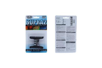 Koolstop Remschoenen T3 V-brake Supra2 zwart (2st)