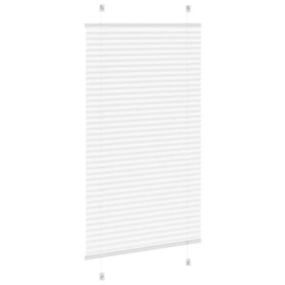 Pliss rolgordijn 75x150 cm stofbreedte 74,4 cm polyester wit - thumbnail