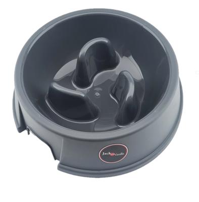 Jack and Vanilla Anti schrok hondenvoerbak - Rond - XXL - Grijs Jack and Vanilla Anti schrok hondenvoerbak - Rond - XXL - Grijs