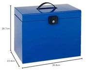 Vulbare opbergkest Esselte Blauw - thumbnail