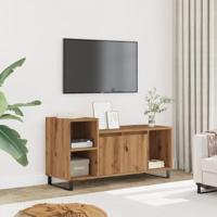 Tv-meubel 100x35x55 cm bewerkt hout artisanaal eikenkleur - thumbnail