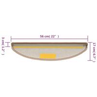 15 st Trapmatten 56x17x3 cm lichtbruin - thumbnail