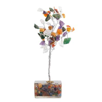 Edelsteenboom Chakra Trommelstenen en Orgoniet - Energie (15 cm) Edelsteenboom Chakra Trommelstenen en Orgoniet - Energie (15 cm)