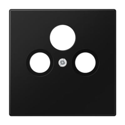 JUNG LS 990 SAT SWM inzetplaat tv sataliet LS990 grafiet mat zwart tv aansluiting