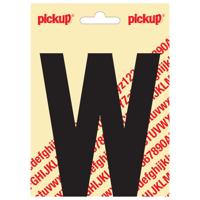 Plakletter Nobel Sticker zwarte letter W zwart Pickup - Pickup - thumbnail