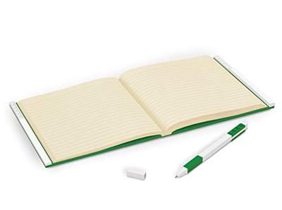 LEGO Notebook with Pen Green