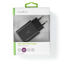 Nedis Oplader | Snellaad functie | 1.5 / 2.0 / 2.5 / 3.0 A | 32 W | 1 stuks - WCQC402ABK WCQC402ABK - thumbnail