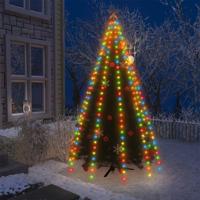 VidaXL Kerstboomverlichting met 250 led's meerkleurig net 250 cm - thumbnail
