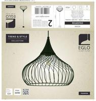 EGLO Staverton - Hanglamp - E27 - Ø 36,5 cm - Zwart - thumbnail