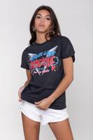 Colourful Rebel Magique Glitter Shirt  Grijs Dames - Boxy Fit - Organisch Katoen - thumbnail