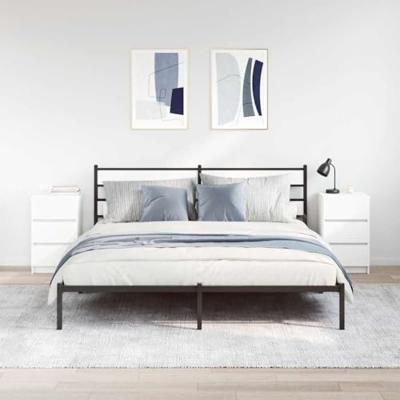 Nachtkastjes met 3 lades 2 st 39x35x65 cm wit