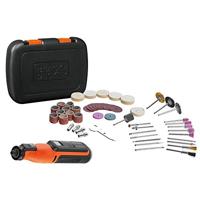 BLACK+DECKER BCRT8IK 7.2V Multigereedschap met 52 accessoires in koffer - BCRT8IK-XJ - thumbnail