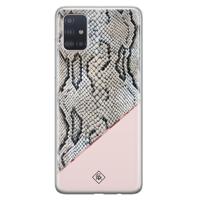 Samsung Galaxy A51 siliconen hoesje - Snake print - thumbnail