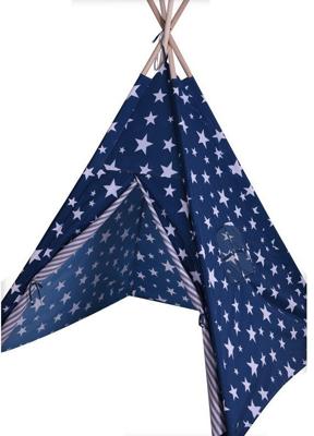 Tipi Tent Blauw met Sterren