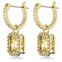 Swarovski 5641169 Oorknoppen Millenia Octagon goudkleurig-geel-wit 8 x 23 mm - thumbnail