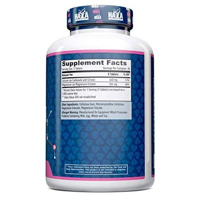 Cal-Mag Citrate Haya Labs 90caps