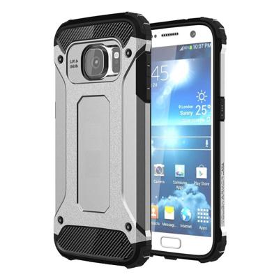 Voor Samsung Galaxy S7 / G930 hard Armor TPU + PC combinatie hoesje (zilver)