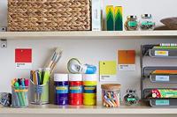 Labeltape Dymo LabelManager D1 polyester 19mm zwart op geel | 5 stuks - thumbnail