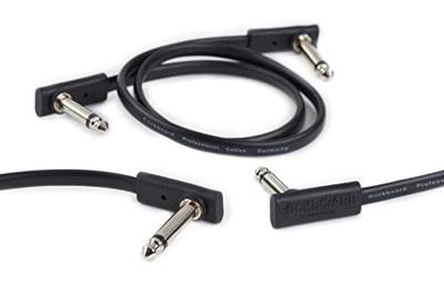 RockBoard Flat Patch Cable mono jack haaks 45 cm - thumbnail