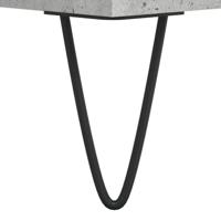 Salontafel 60x44,5x45 cm bewerkt hout betongrijs - thumbnail