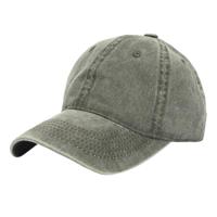 LGT JWLS Effen Baseball Cap met Faded Look - Groen - thumbnail