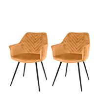 Riverdale Lynn armstoel caramel - thumbnail