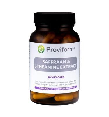 Proviform Saffraan 30mg active & theanine 100mg 90 Vegetarische capsules