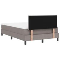 Boxspringbed met matras met matras Taupe 120 x 200 cm Stof - thumbnail