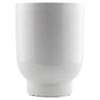 House Doctor Vaas / bloempot Plant wit 26cm - thumbnail