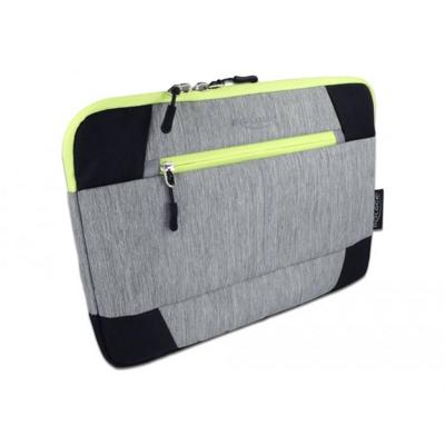 DeLOCK 18410 laptoptas 33,8 cm (13.3 ) Opbergmap/sleeve Zwart, Grijs, Geel